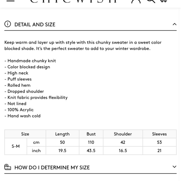 Chicwish colourblock chunky knit - Picture 2 of 5